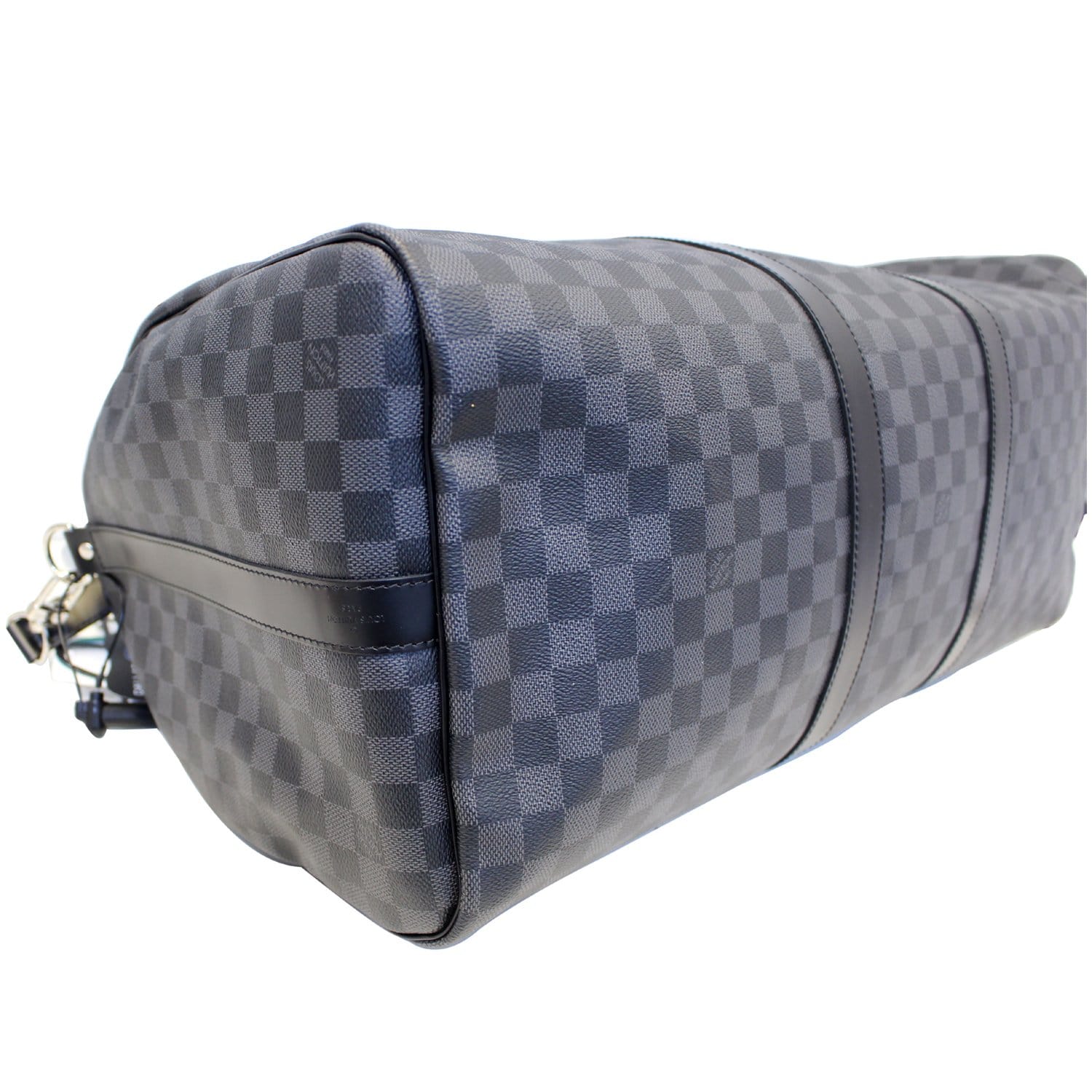 LOUIS VUITTON Keepall 55 Damier Graphite Bandouliere Travel Bag-US