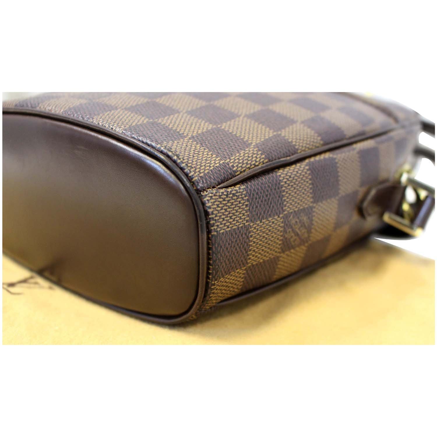 USED Louis Vuitton Damier Ebene Ipanema GM Shoulder Bag AUTHENTIC