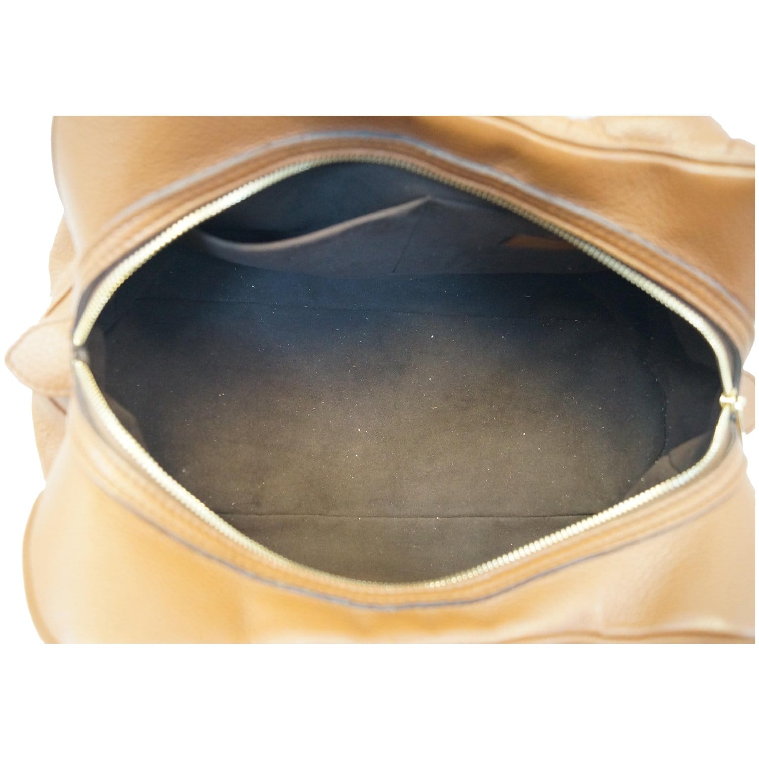 Lunar GM Tote Bag in Mahina Leather, Gold Hardware