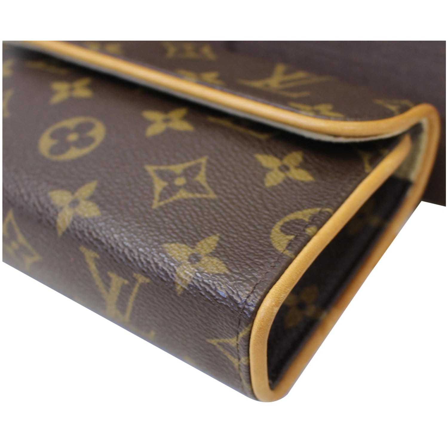 Louis Vuitton Brown Monogram Pochette Florentine Cloth ref.781994