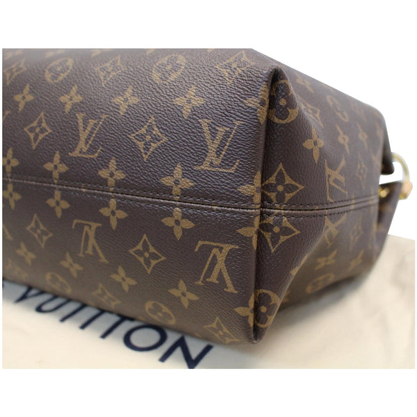 LOUIS VUITTON Graceful MM Monogram Canvas Shoulder Bag Brown