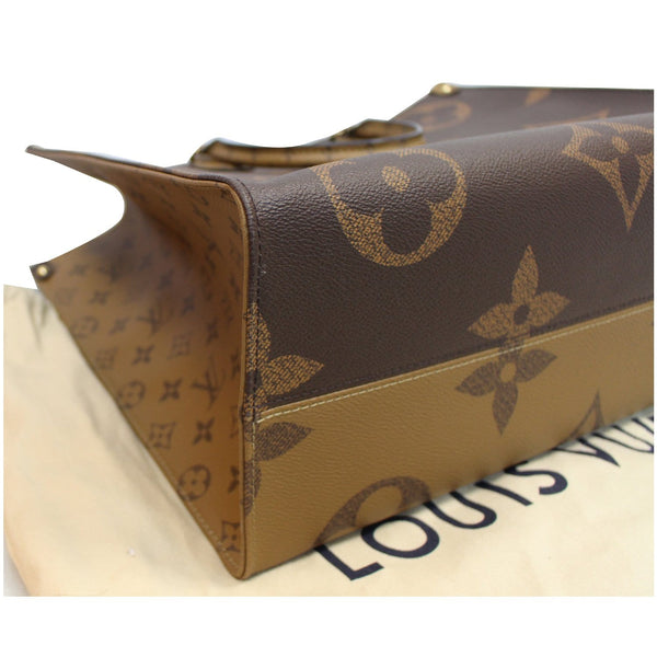 LOUIS VUITTON Onthego Reverse Monogram Giant Canvas Shoulder Bag Brown