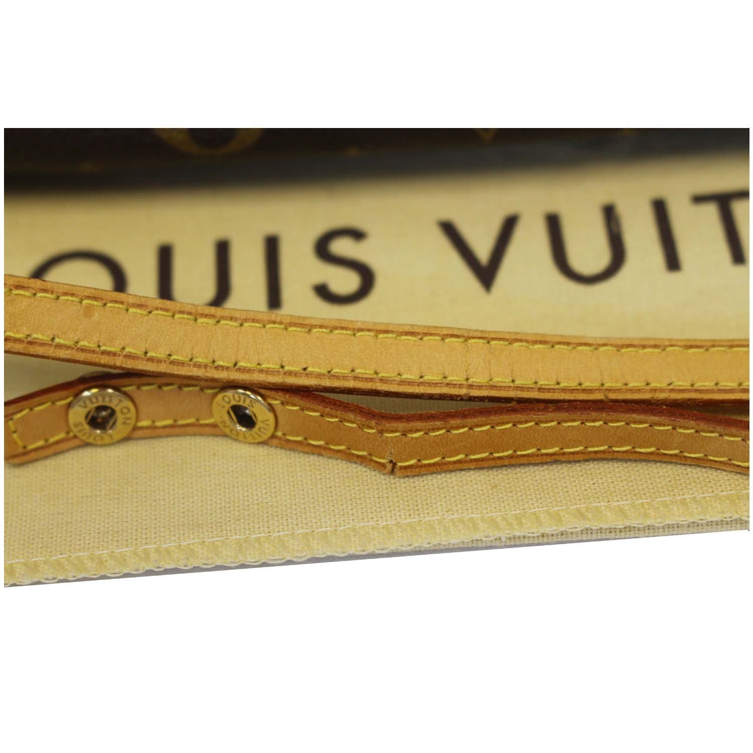 Authentic Louis Vuitton LV Monogram Shoulder Strap With 