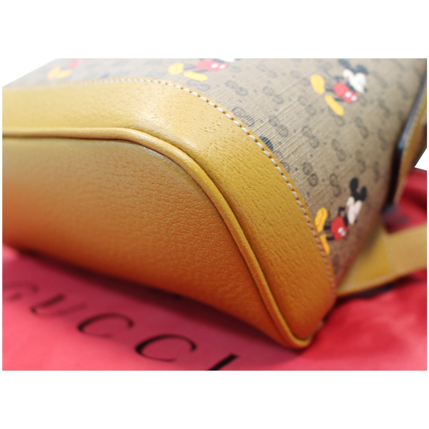 Gucci x Disney Tan/Beige Micro GG Supreme Canvas Small Mickey Backpack  Gucci
