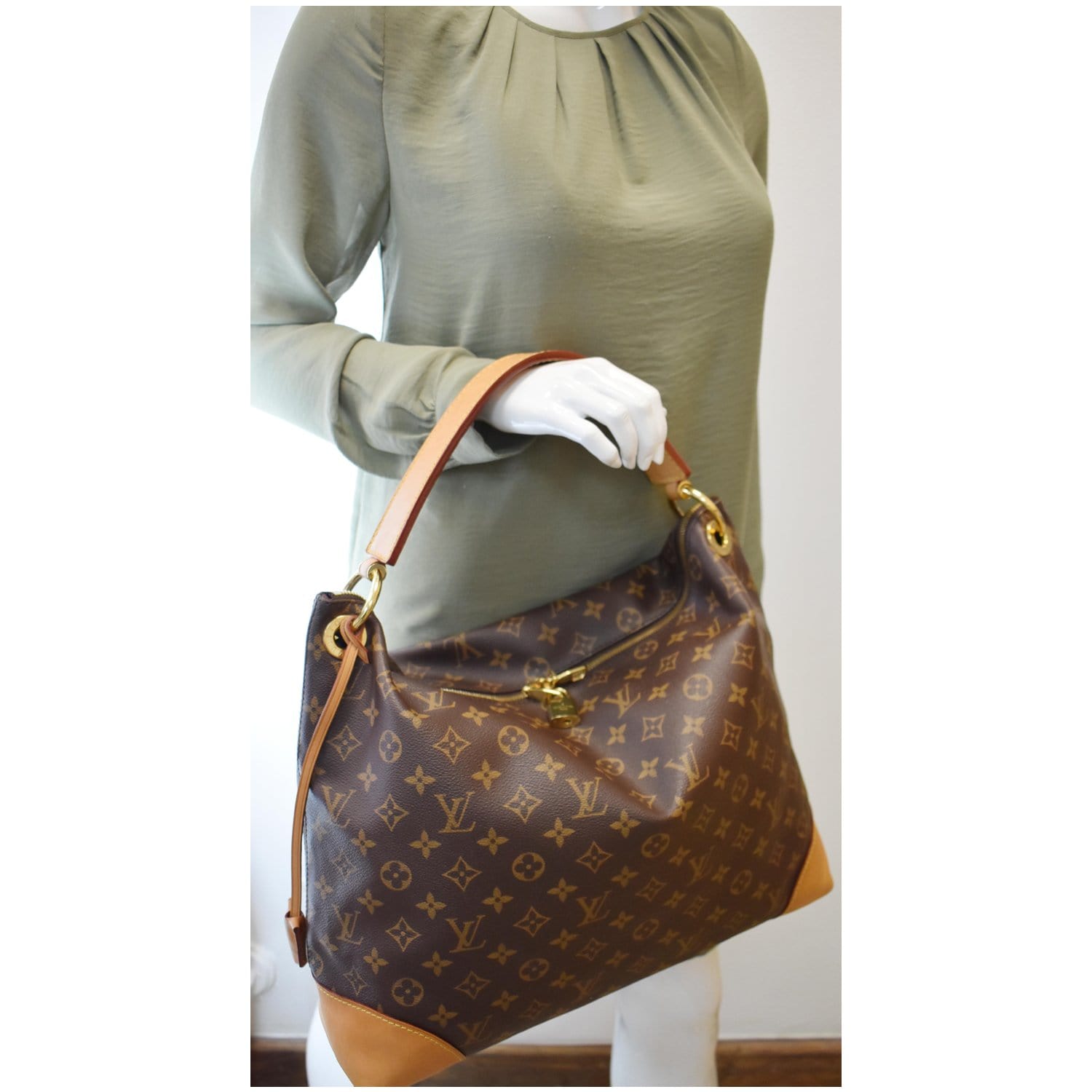 Louis Vuitton Berri Handbag Monogram Canvas PM at 1stDibs