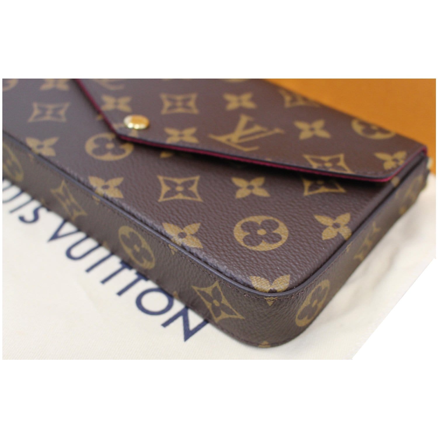 Buy Louis Vuitton Felicie Pochette Monogram Canvas Brown 2449601