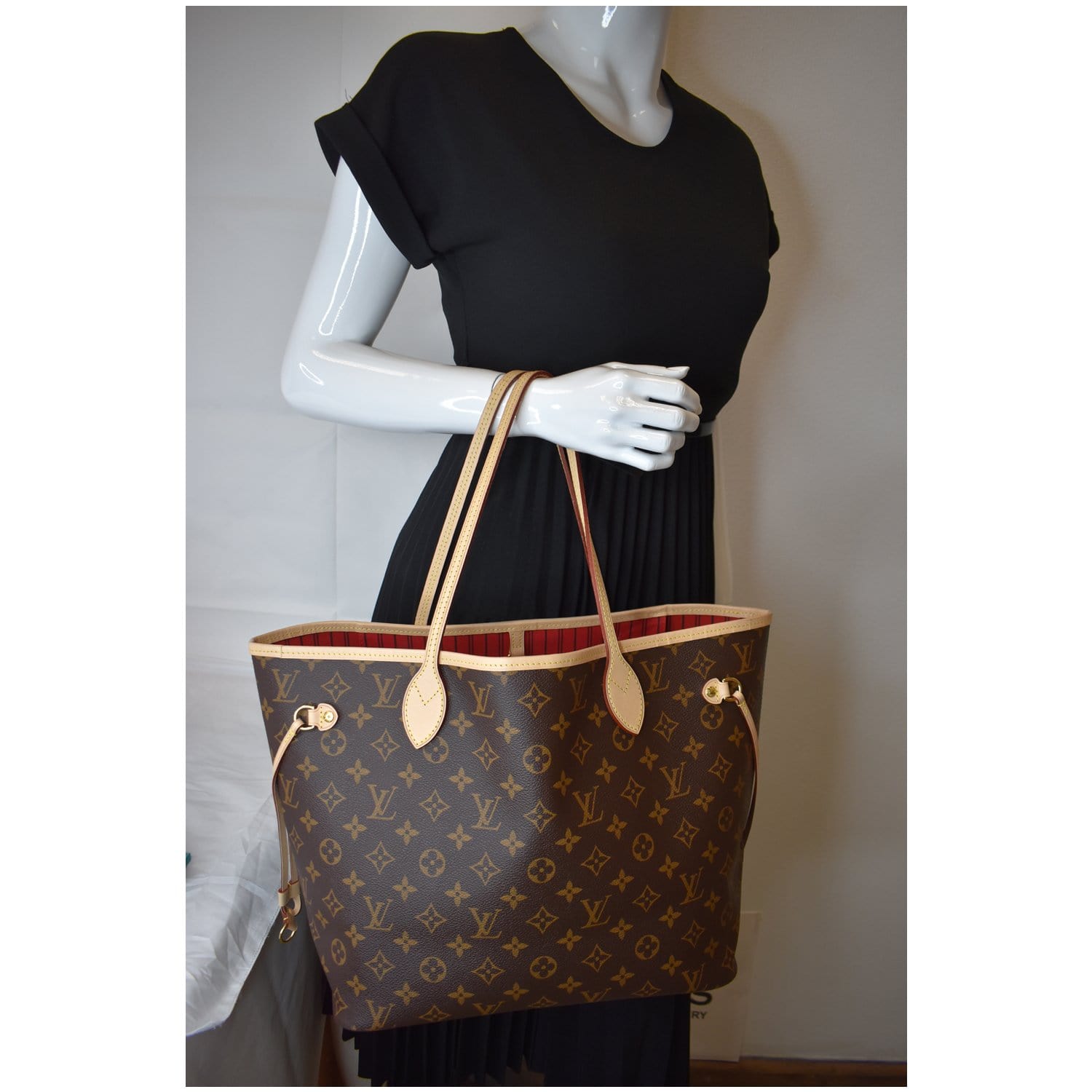 100% Auth Louis Vuitton Neverfull MM Monogram Limited Edition