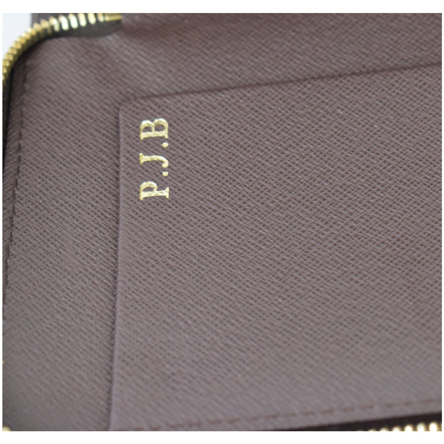 Louis Vuitton Brown Damier Ebene Zippy Wallet Cloth ref.961604 - Joli Closet