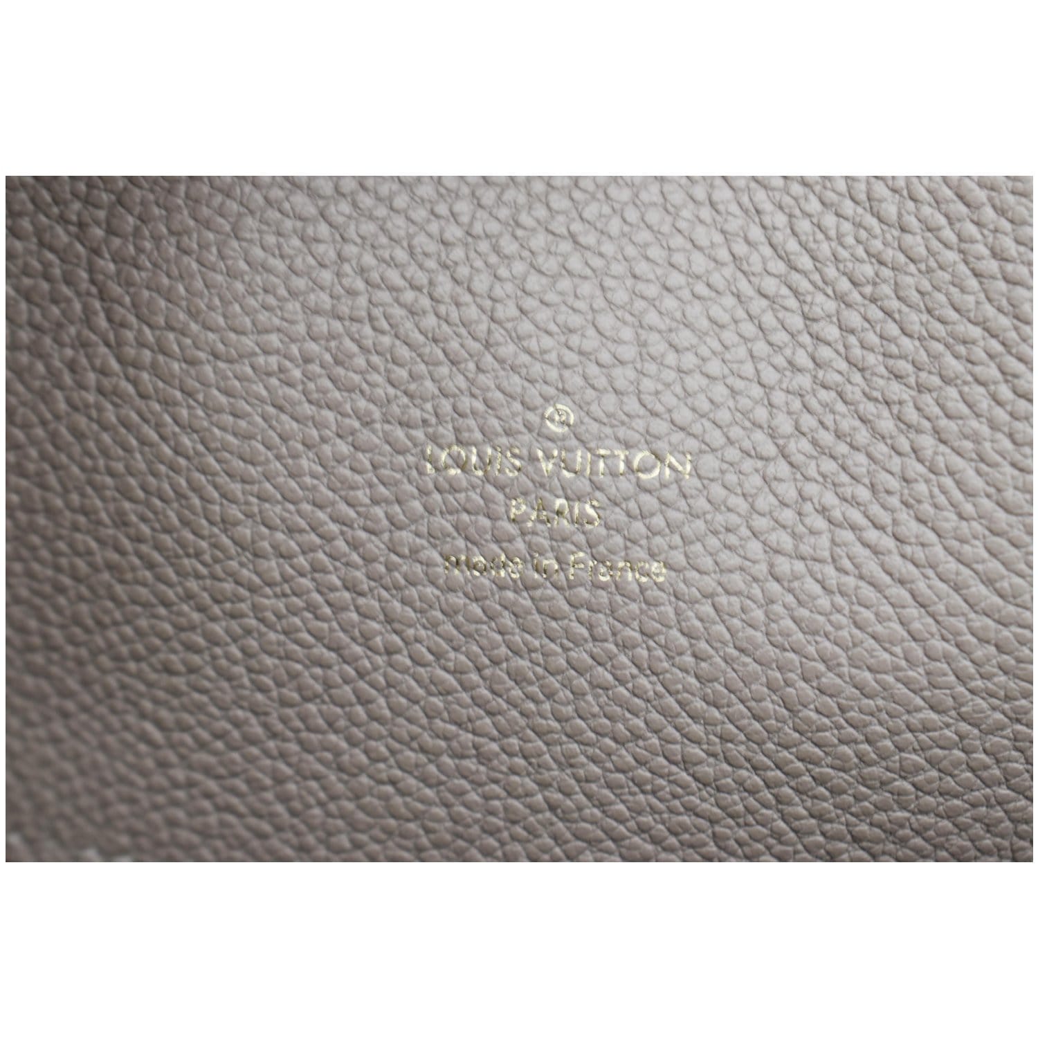 Louis Vuitton Black Glace Monogram Empreinte Leather Melie Bag