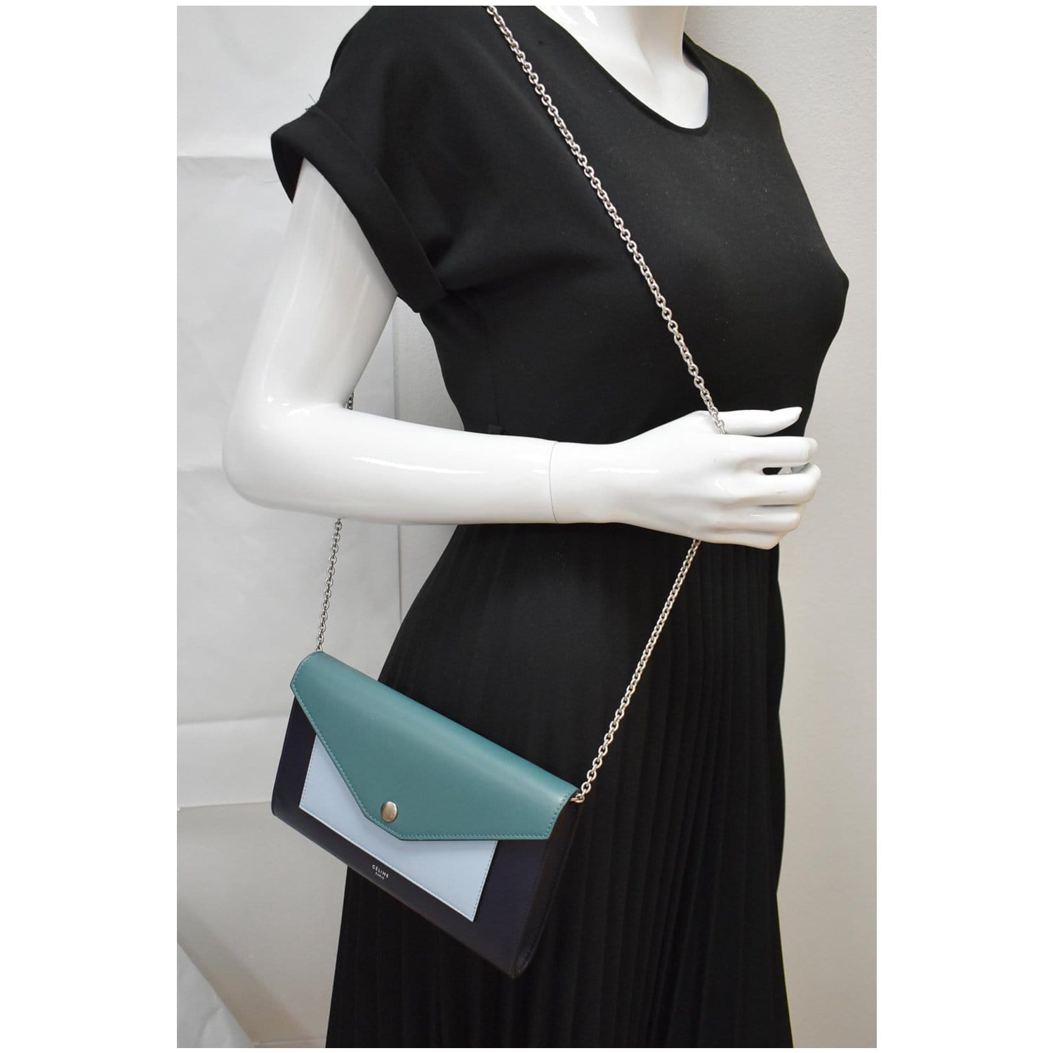 Pocket leather crossbody bag Celine Multicolour in Leather - 32257312