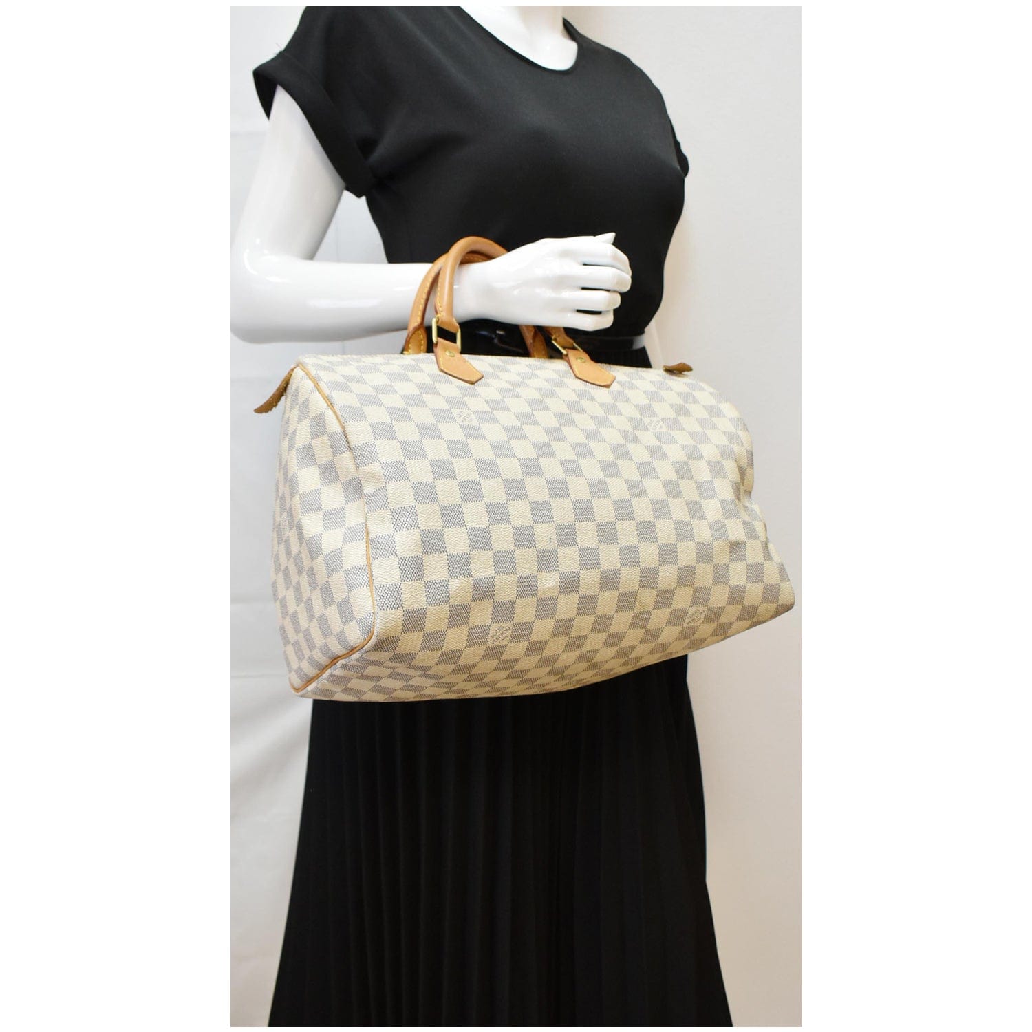 Louis Vuitton, Bags, Louis Vuitton Speedy 35 Damier Azur