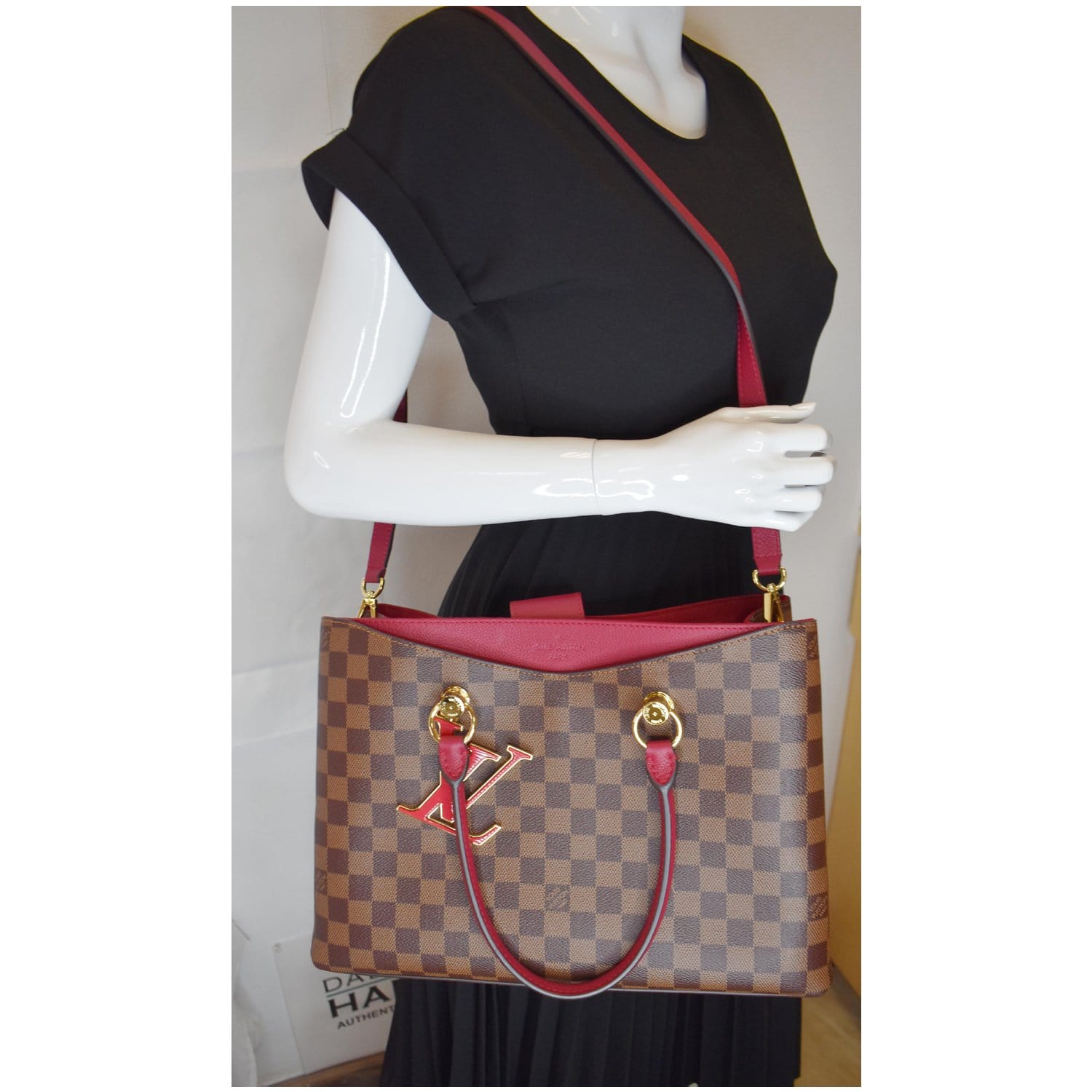 Louis Vuitton LV Riverside Leather Handbag