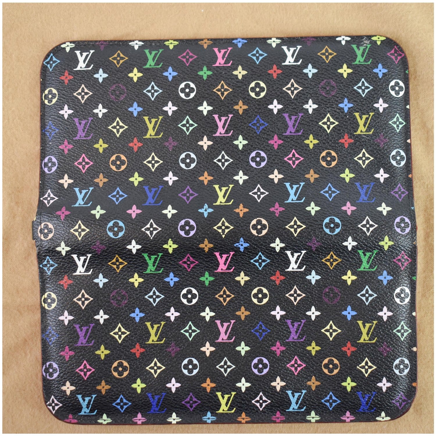 LOUIS VUITTON Monogram Multicolor Insolite Wallet Violet 37352