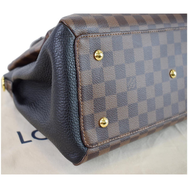 LOUIS VUITTON Normandy Damier Ebene Shoulder Bag Brown