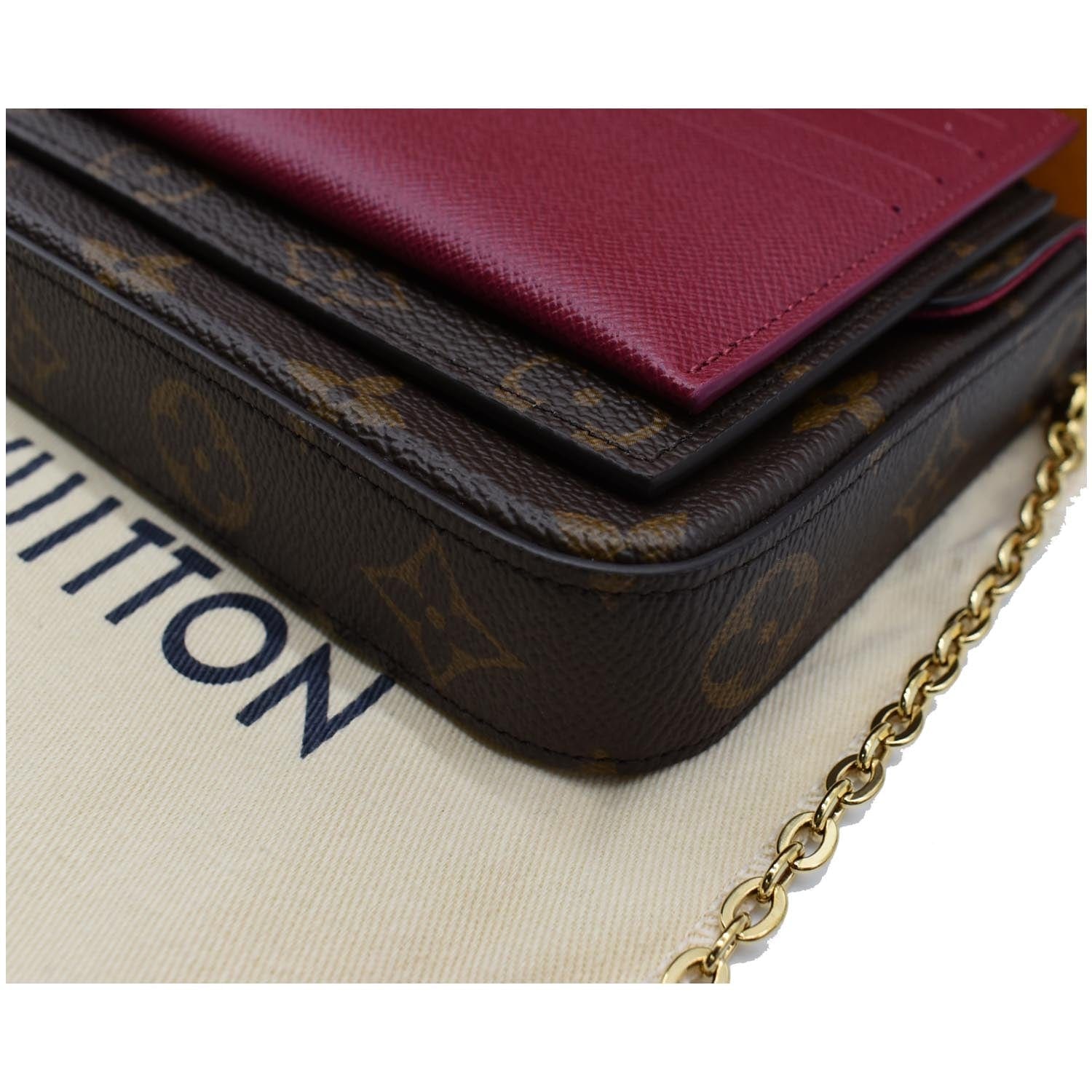 Louis Vuitton Damier Ebene Felicie Pochette - Brown Crossbody Bags,  Handbags - LOU759044