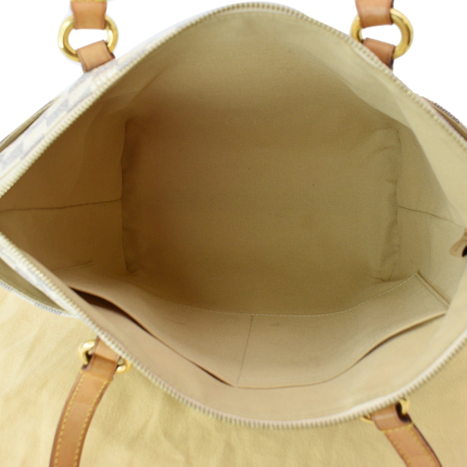 Louis Vuitton Totally PM Tote Shoulder Bag Damier Azur White - Full Set!