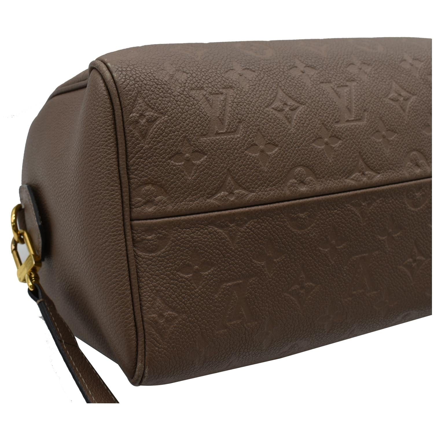 Speedy Bandoulière 25 Top handle bag in Monogram Empreinte leather, Gold  Hardware