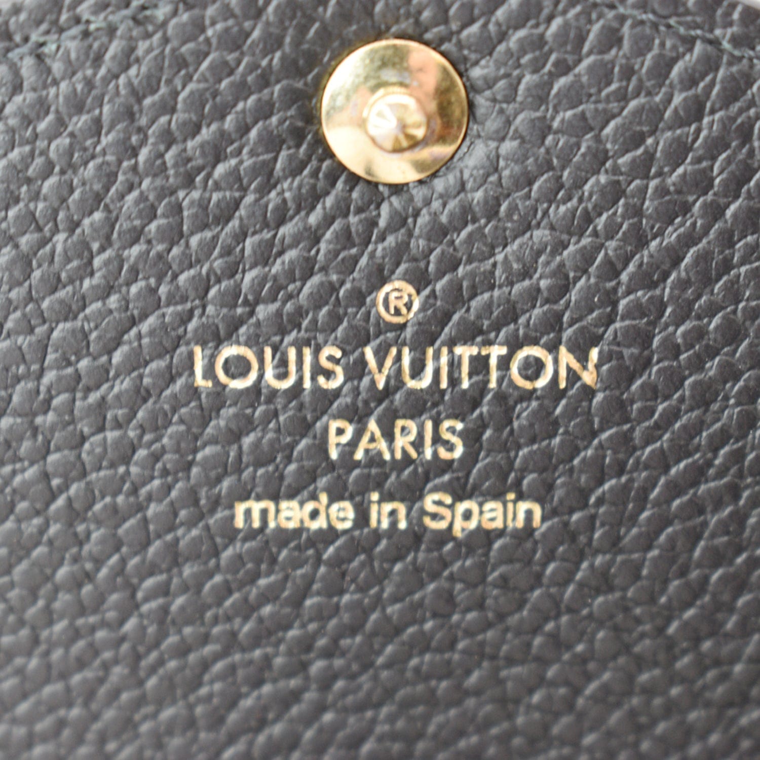 Louis Vuitton Bleu Infini Monogram Empreinte Leather Sarah Wallet