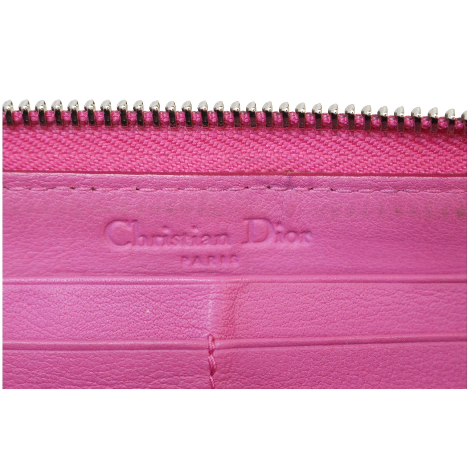 Lady dior patent leather wallet Dior Pink in Patent leather - 36880151