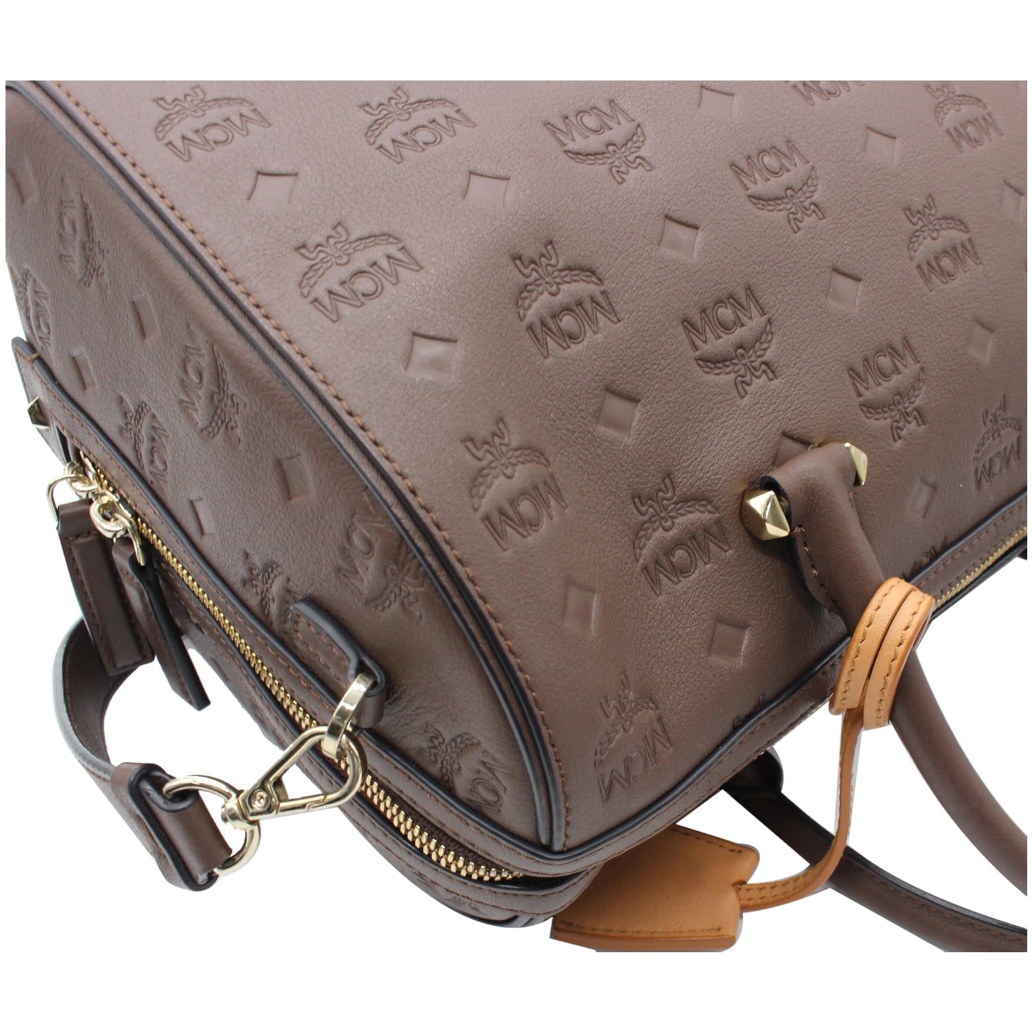 Leather bag MCM Brown in Leather - 36458627