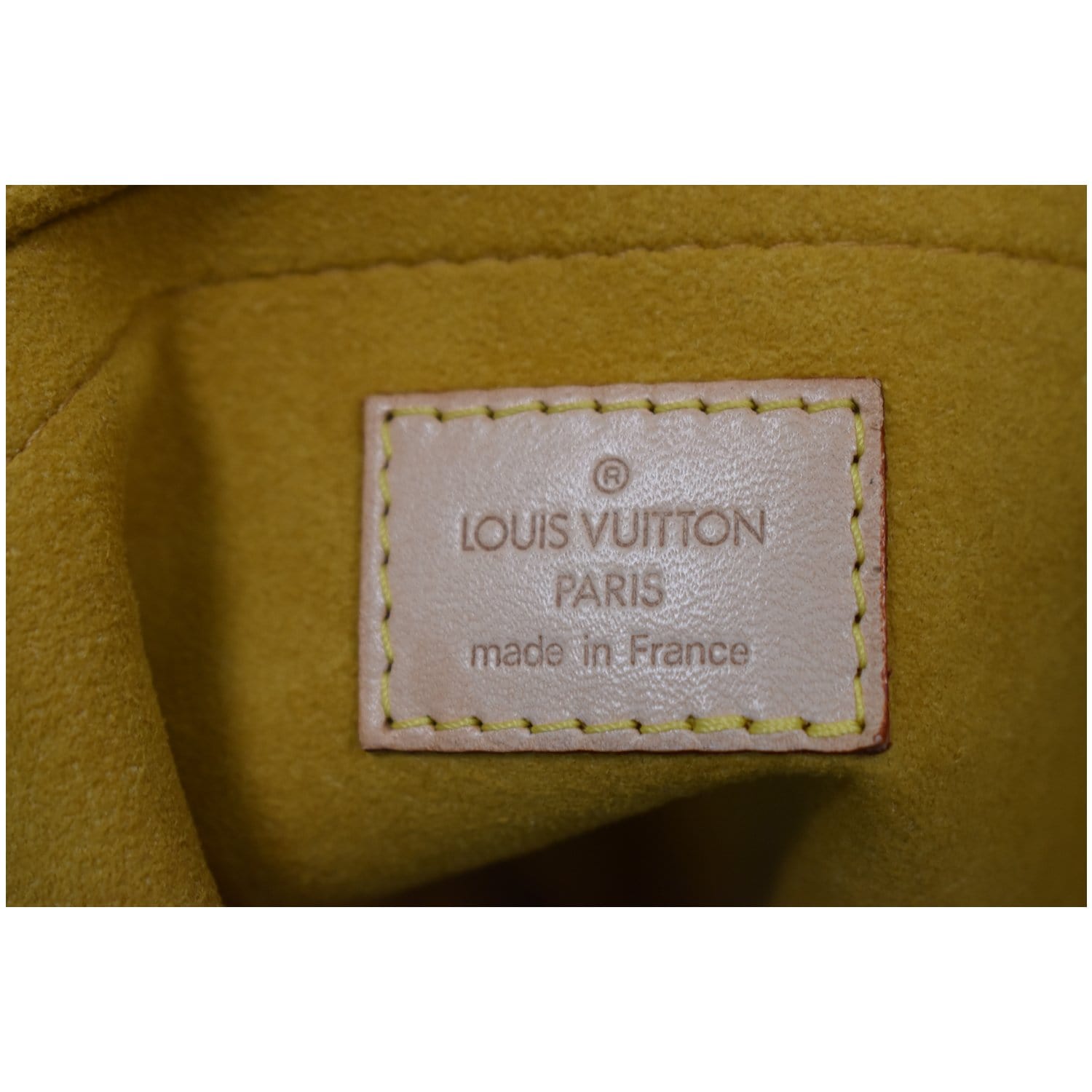 Louis Vuitton Monogram Denim Baggy PM Brown Blue Leather Cloth ref