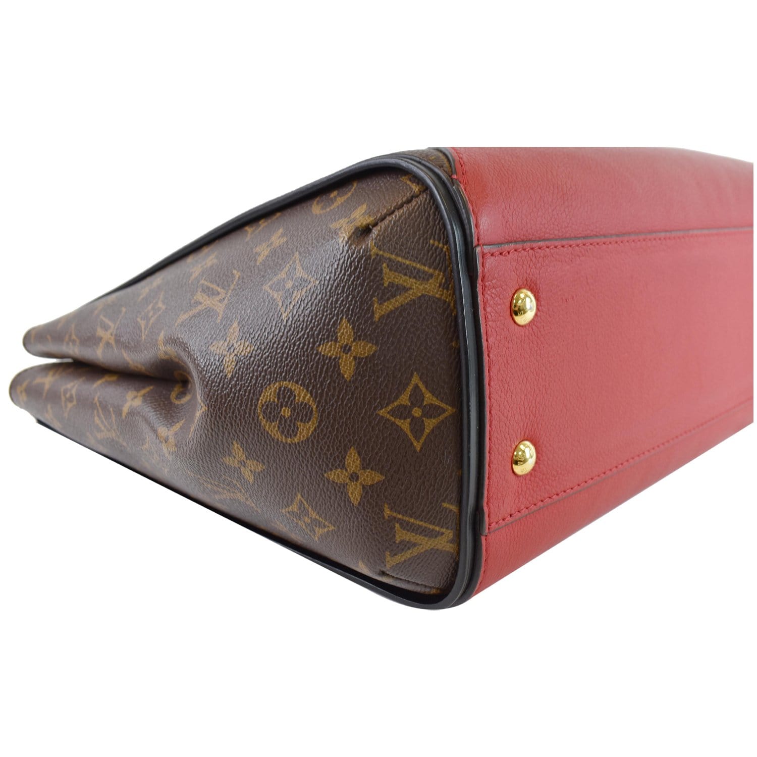 Louis Vuitton Calfskin Leather and Canvas PM Monogram Kimono Tote Red -  Luxury In Reach