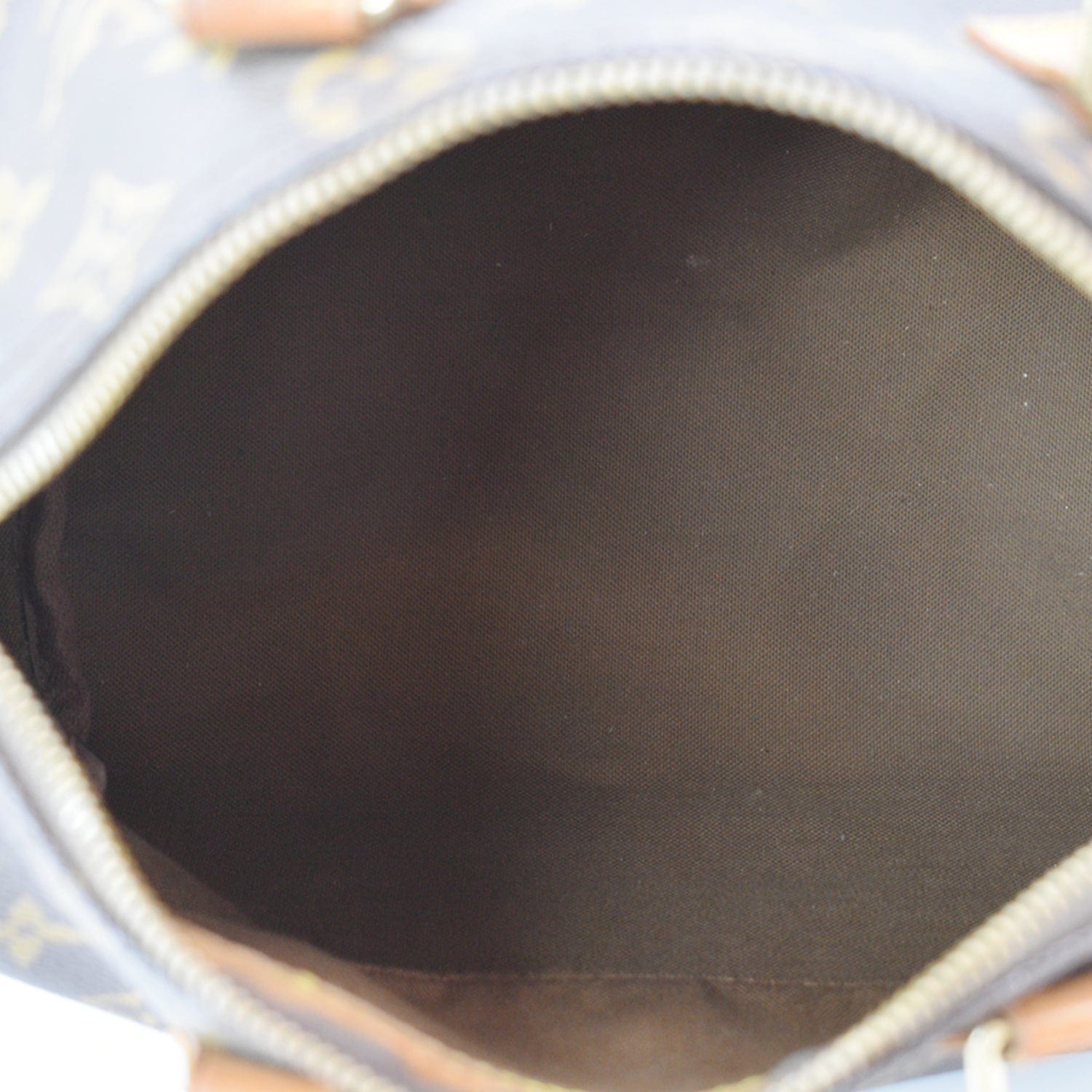 Speedy leather handbag Louis Vuitton Brown in Leather - 31594126