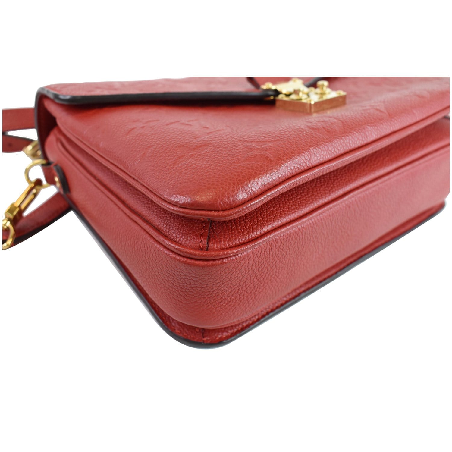 Louis Vuitton Pochette Metis in Empreinte Cherry Red, Monogram GM Agenda,  Round coin purse, and iPh…
