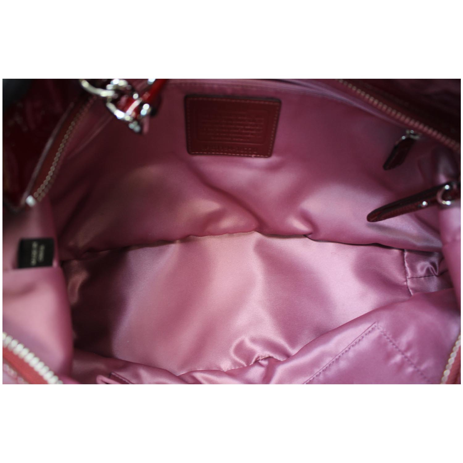 Patent leather handbag Coach Red in Patent leather - 27414598