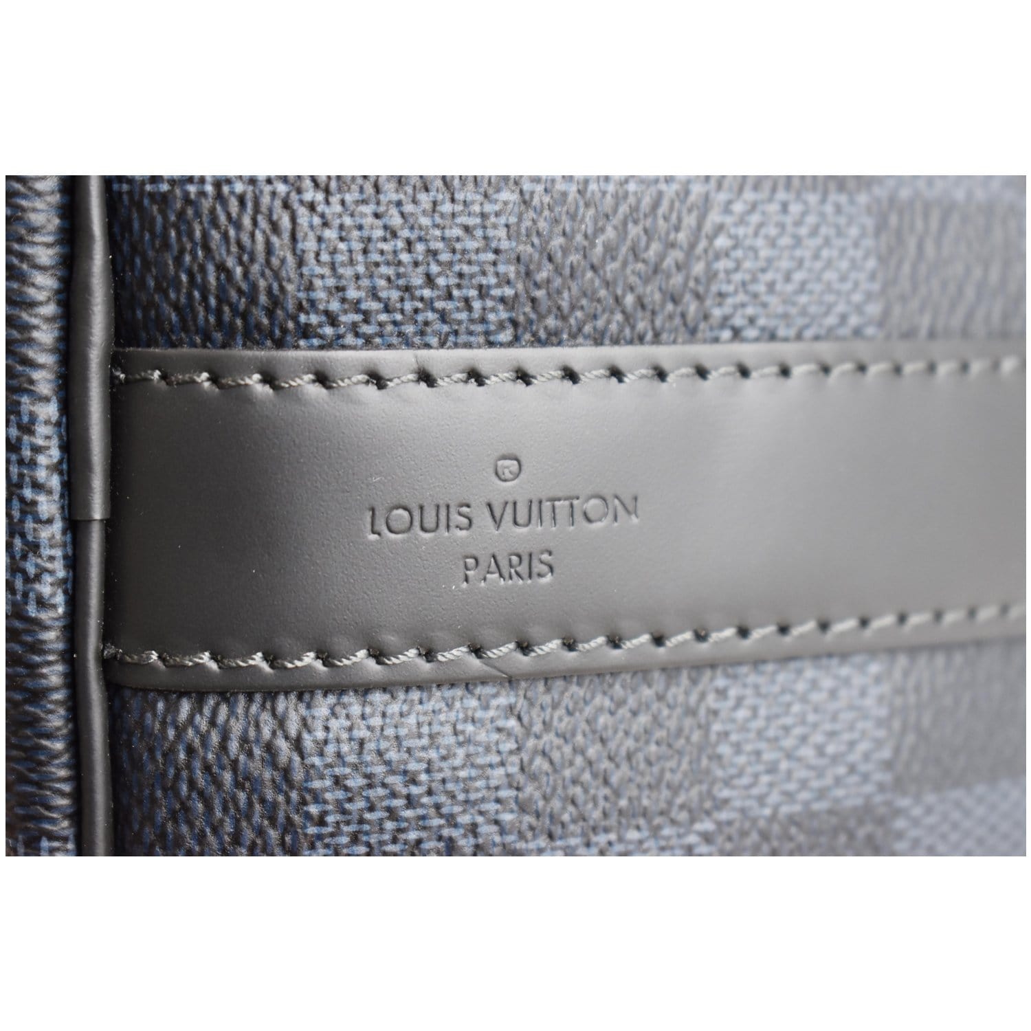 Louis Vuitton Gray Damier Graphite Keepall Bandouliere 55 Grey