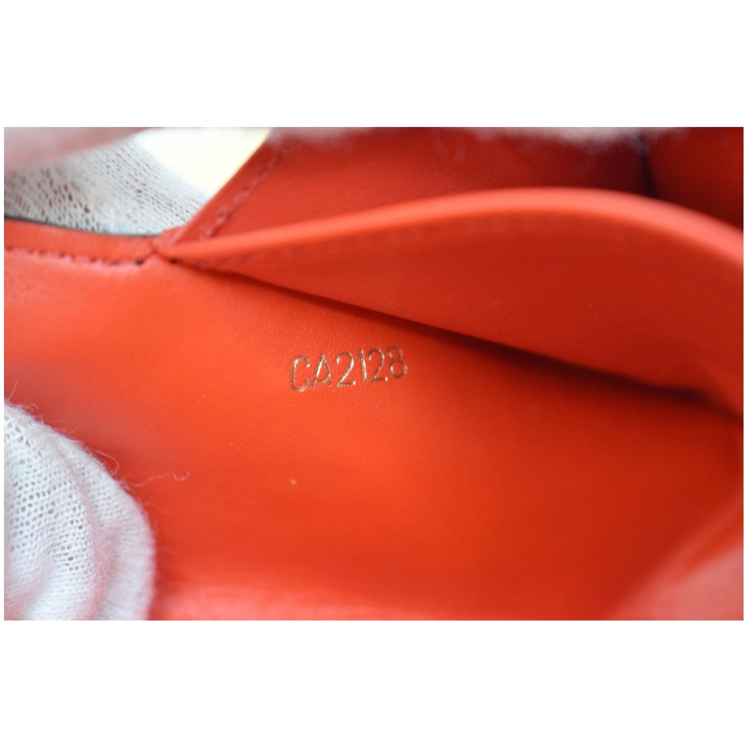 RvceShops Revival  Red Louis Vuitton Monogram Flore Wallet On