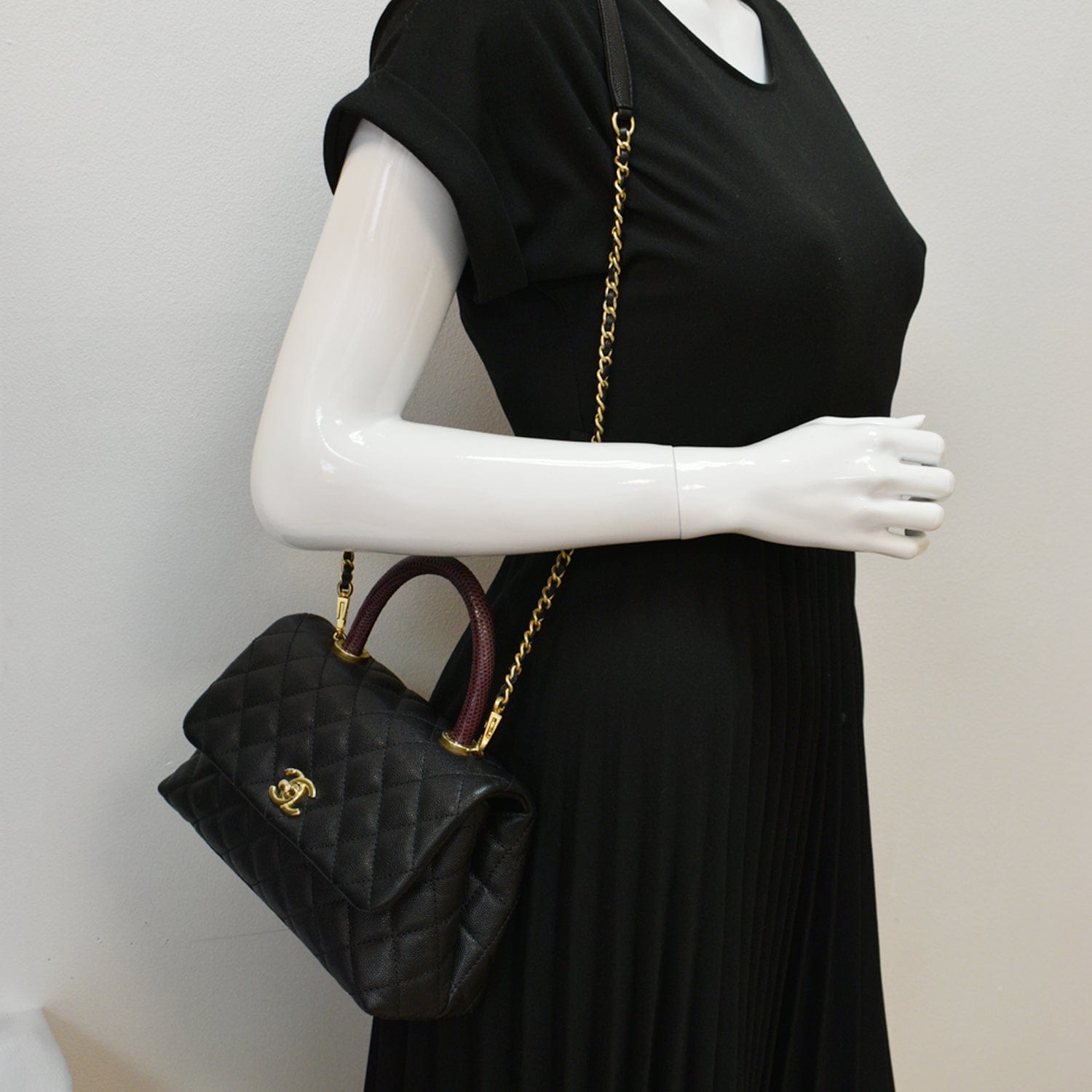 Chanel Small Coco Handle Bag - Black Mini Bags, Handbags