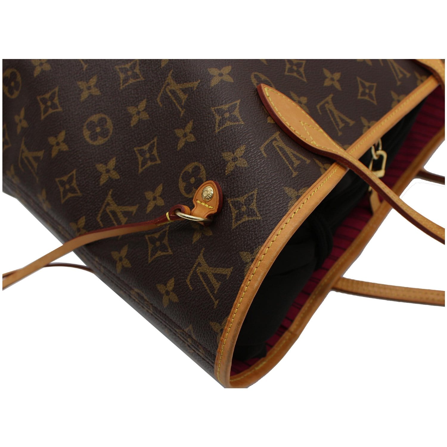 Louis Vuitton, Bags, Louis Vuitton Neverfull Mm Monogram Beige Interior