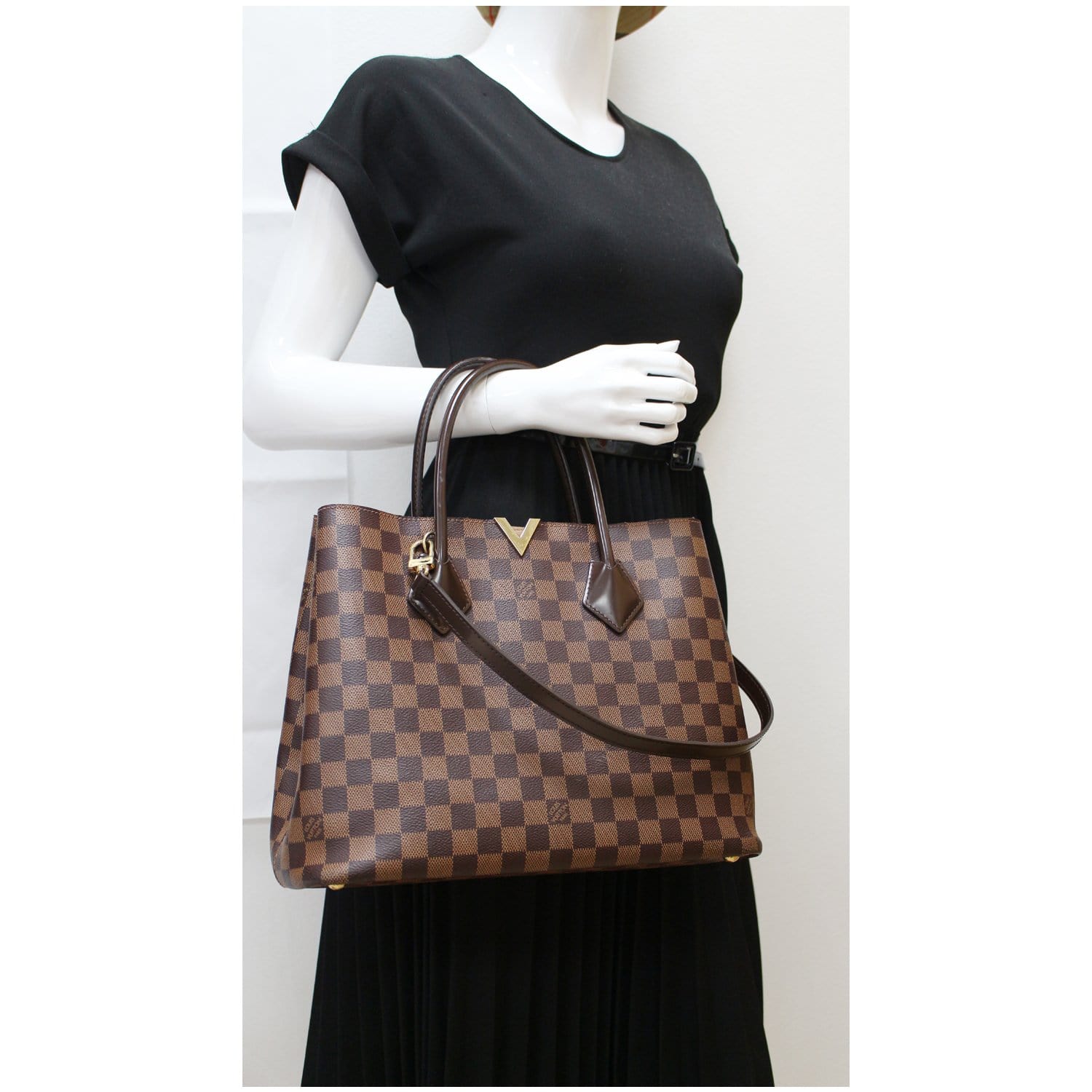 Preloved Louis Vuitton Kensington Damier Ebene Crossbody Bag