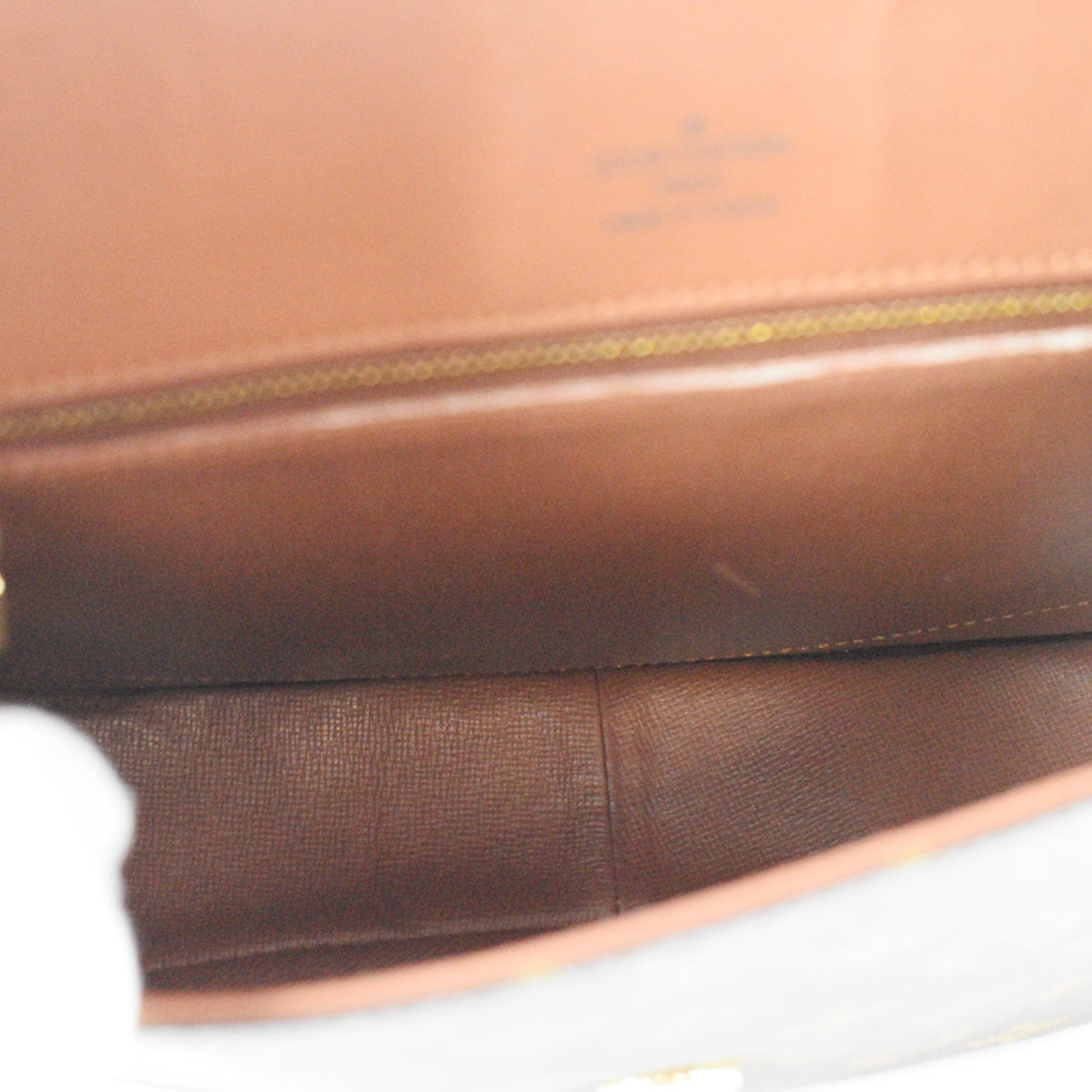 LOUIS VUITTON Saint Cloud GM Shoulder Bag Monogram Leather Brown M51242  62MW554