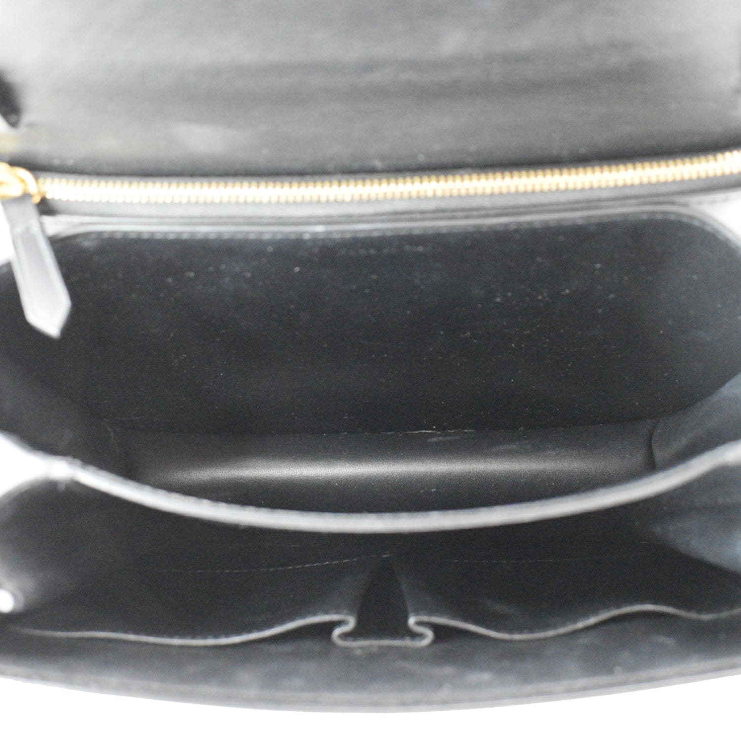 Celine White/Black Leather Vintage Weekender Bag