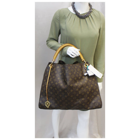 LOUIS VUITTON Artsy GM Monogram Canvas Hobo Shoulder Bag-US