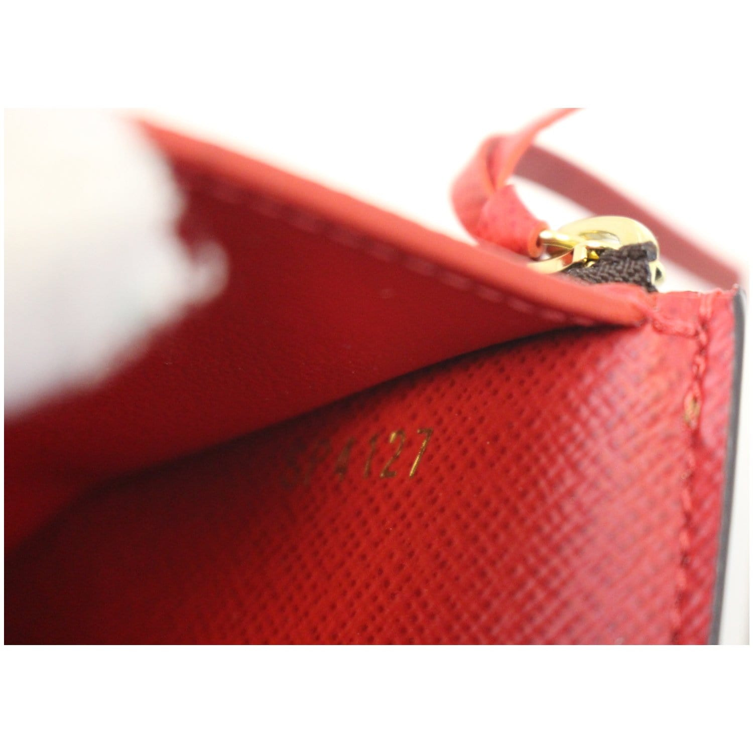 Louis Vuitton, Bags, Louis Vuittondamier Ebene Studded Victorine Wallet  Cherry