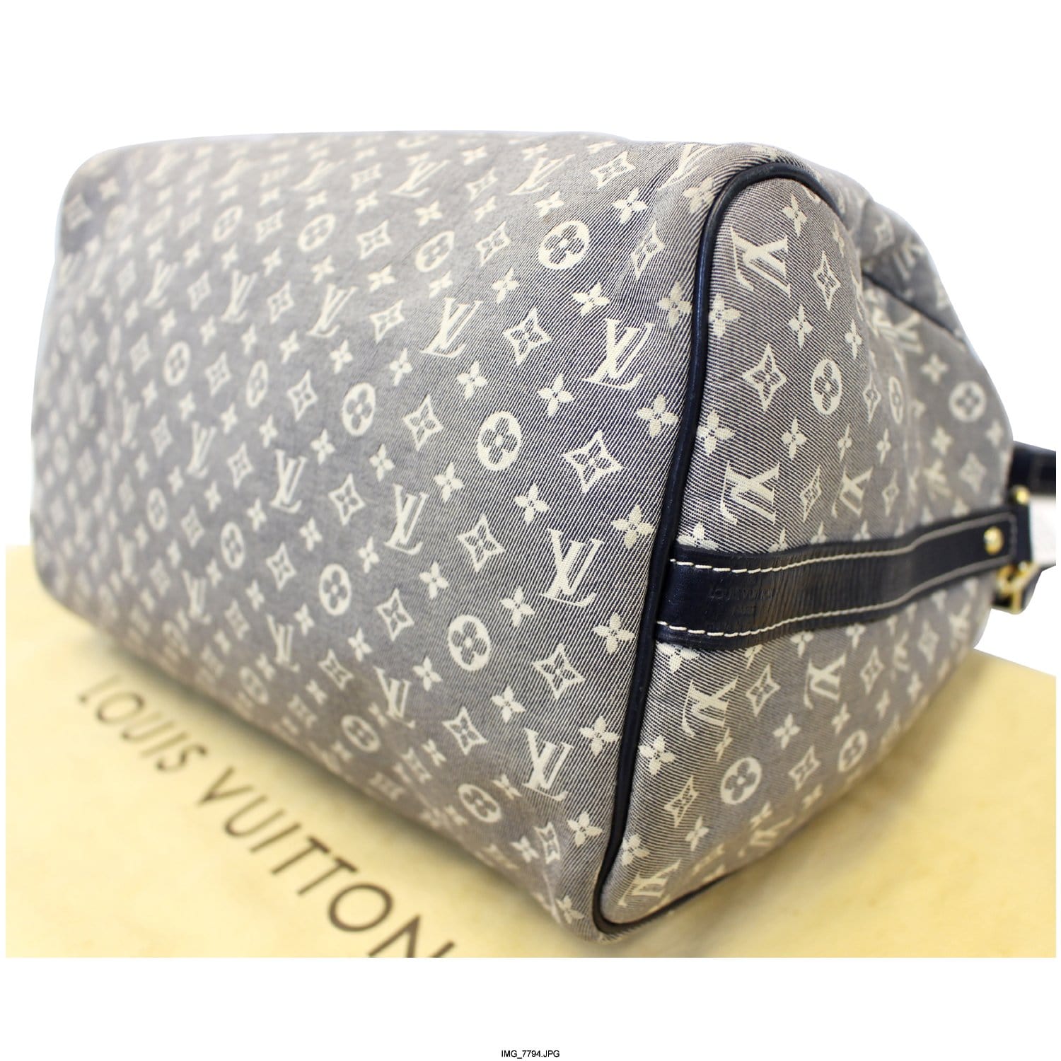 Louis Vuitton Sepia Monogram Mini Lin Idylle Speedy Bandouliere 30 with Strap 240257