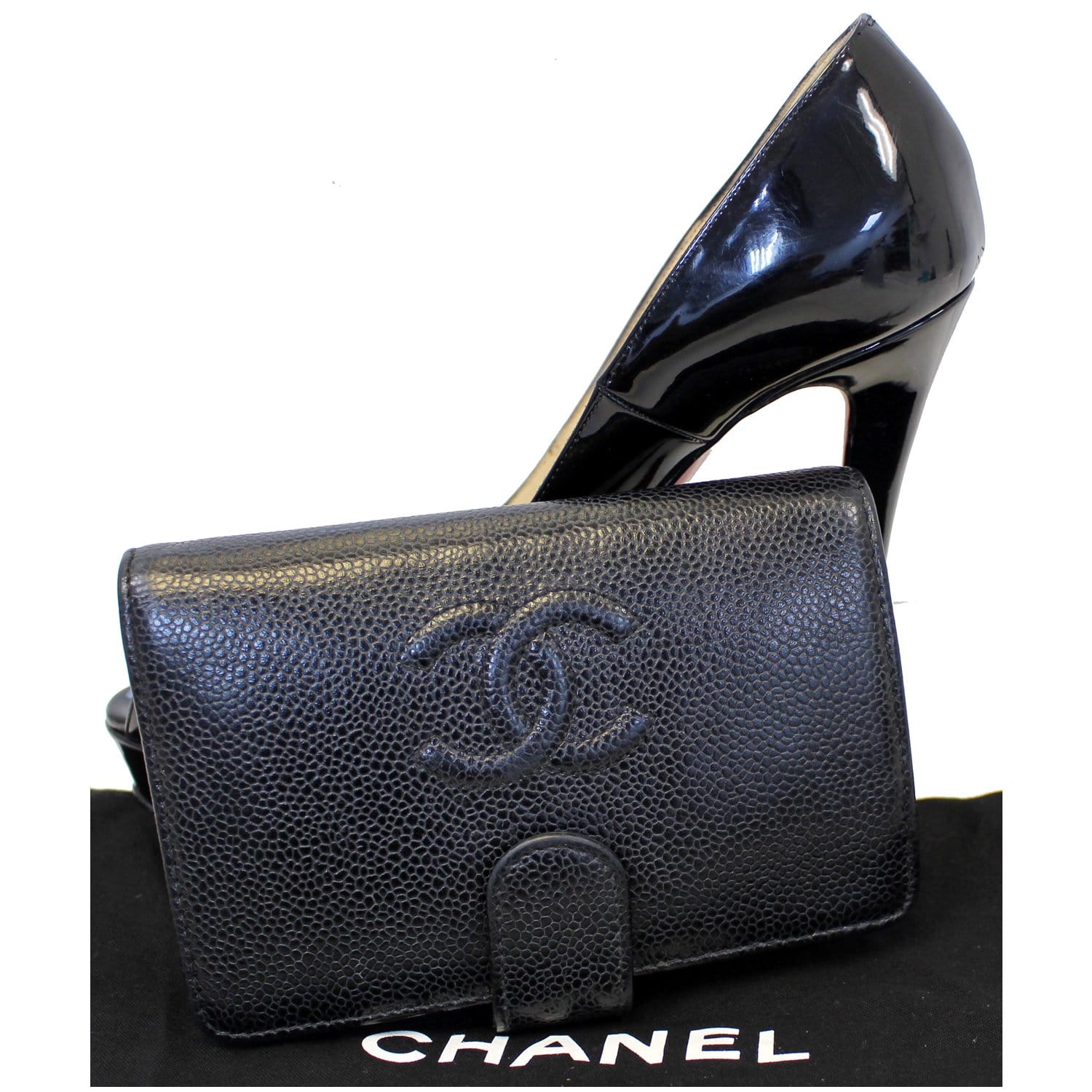 Chanel CC large wallet Caviar Leather – l'Étoile de Saint Honoré