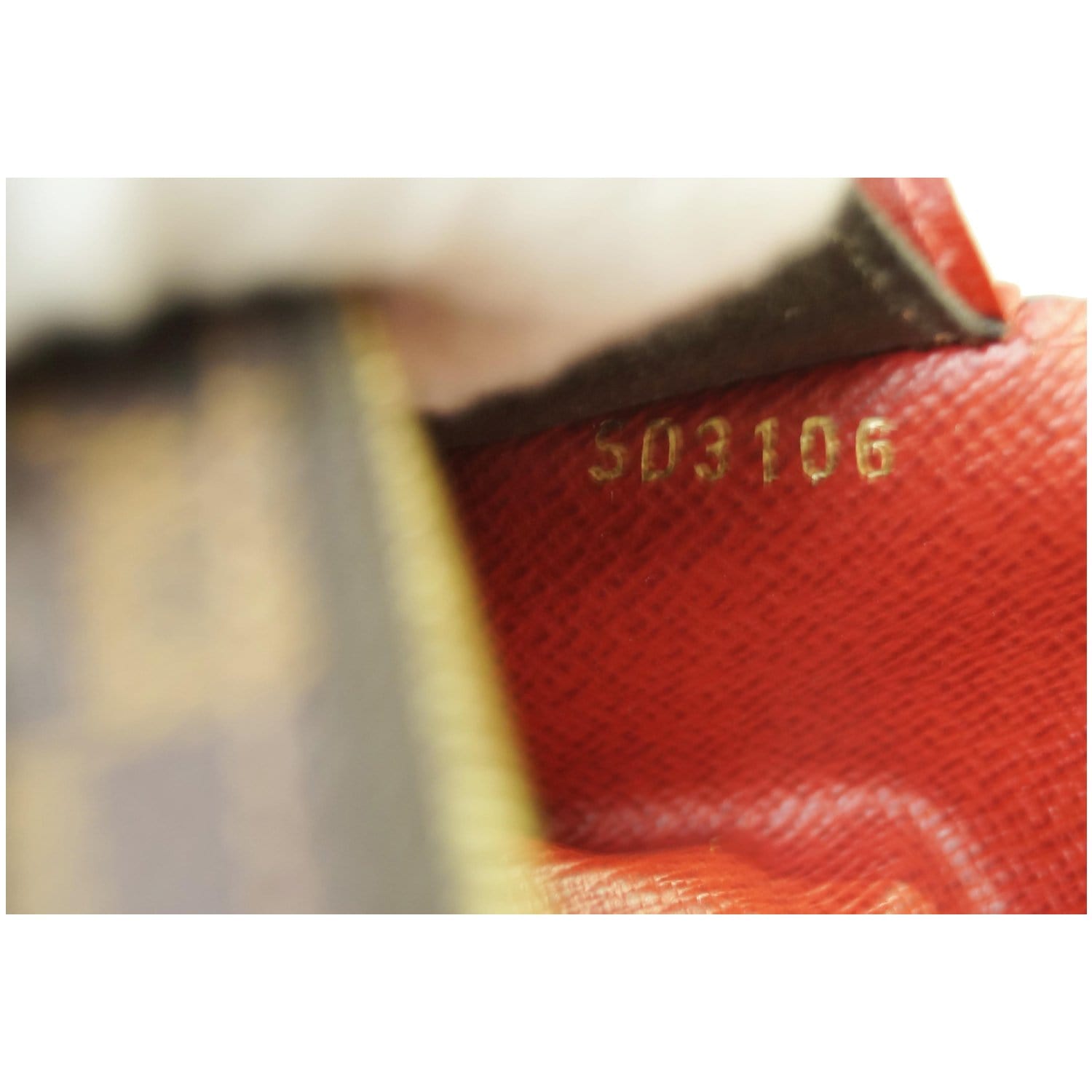 Louis Vuitton emilie wallet damier ebene ca1112