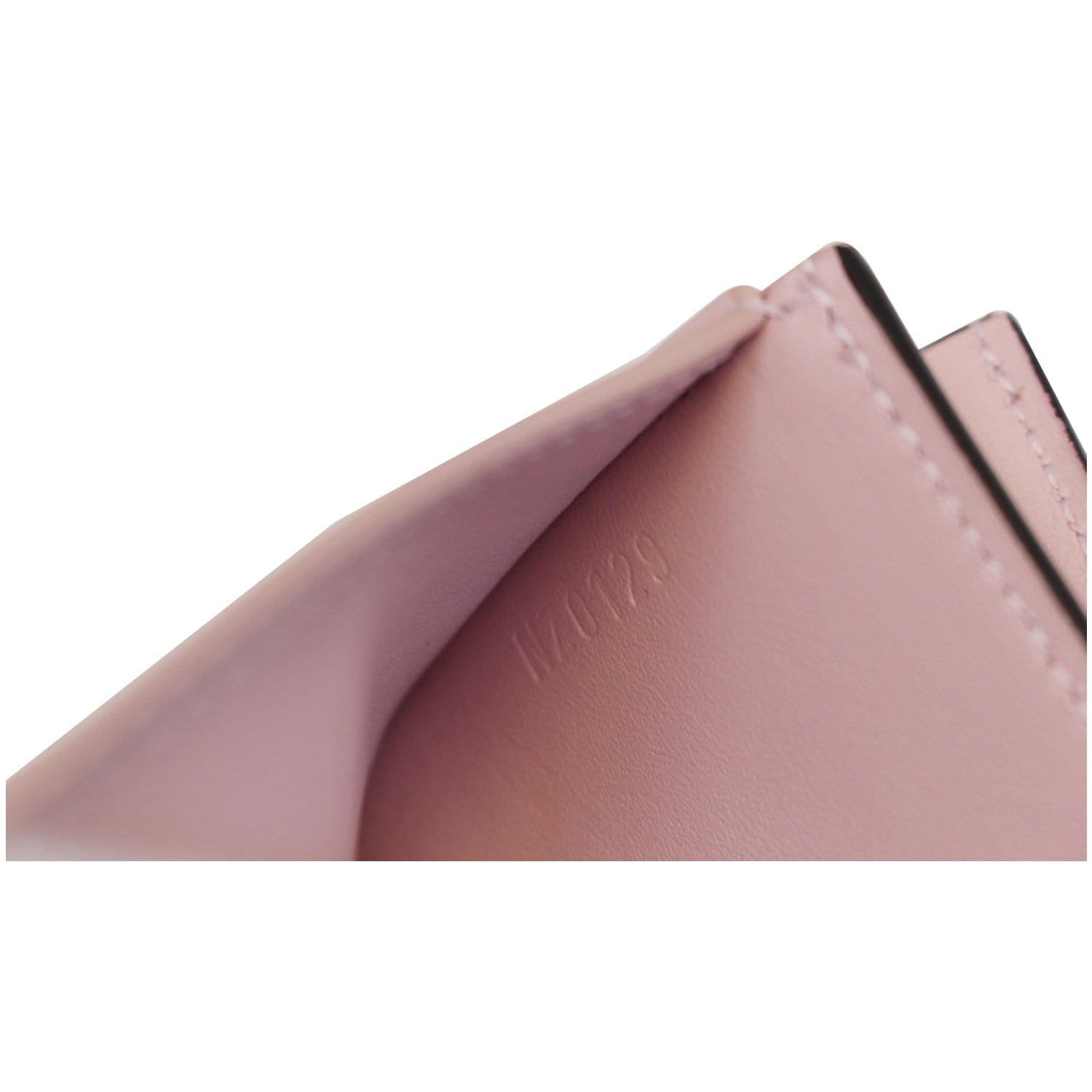 Louis Vuitton Cherrywood compact wallet Pink Patent leather ref