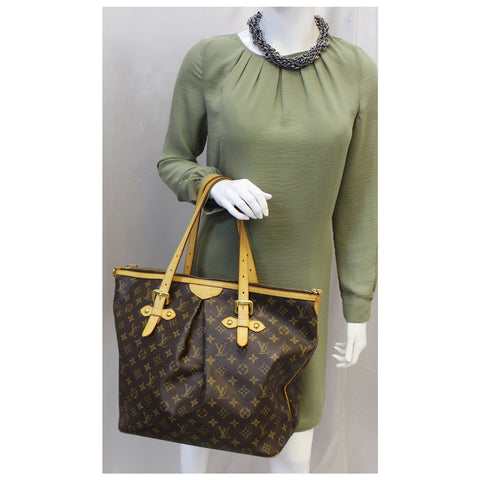 LOUIS VUITTON Palermo GM Monogram Canvas Tote Shoulder Bag-US