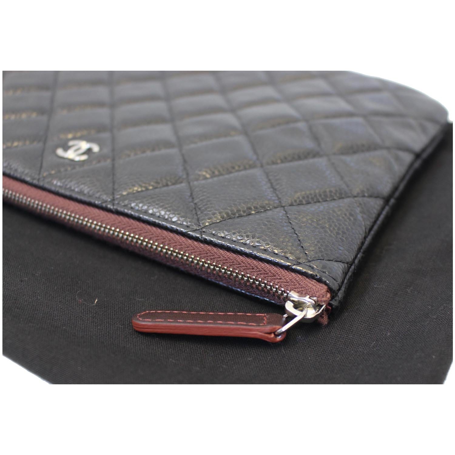 Chanel CC Zipper Wallet Large Caviar Leather – l'Étoile de Saint