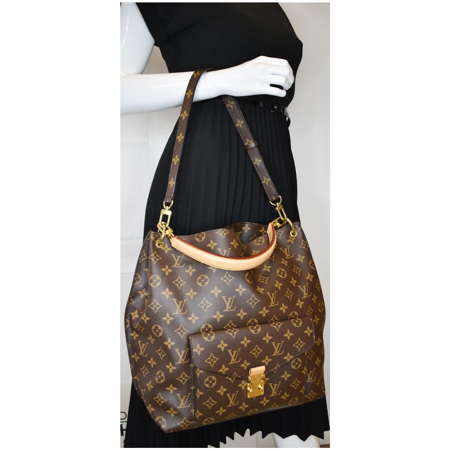 tas shoulder-bag Louis Vuitton Monogram Canvas Metis Hobo Bag
