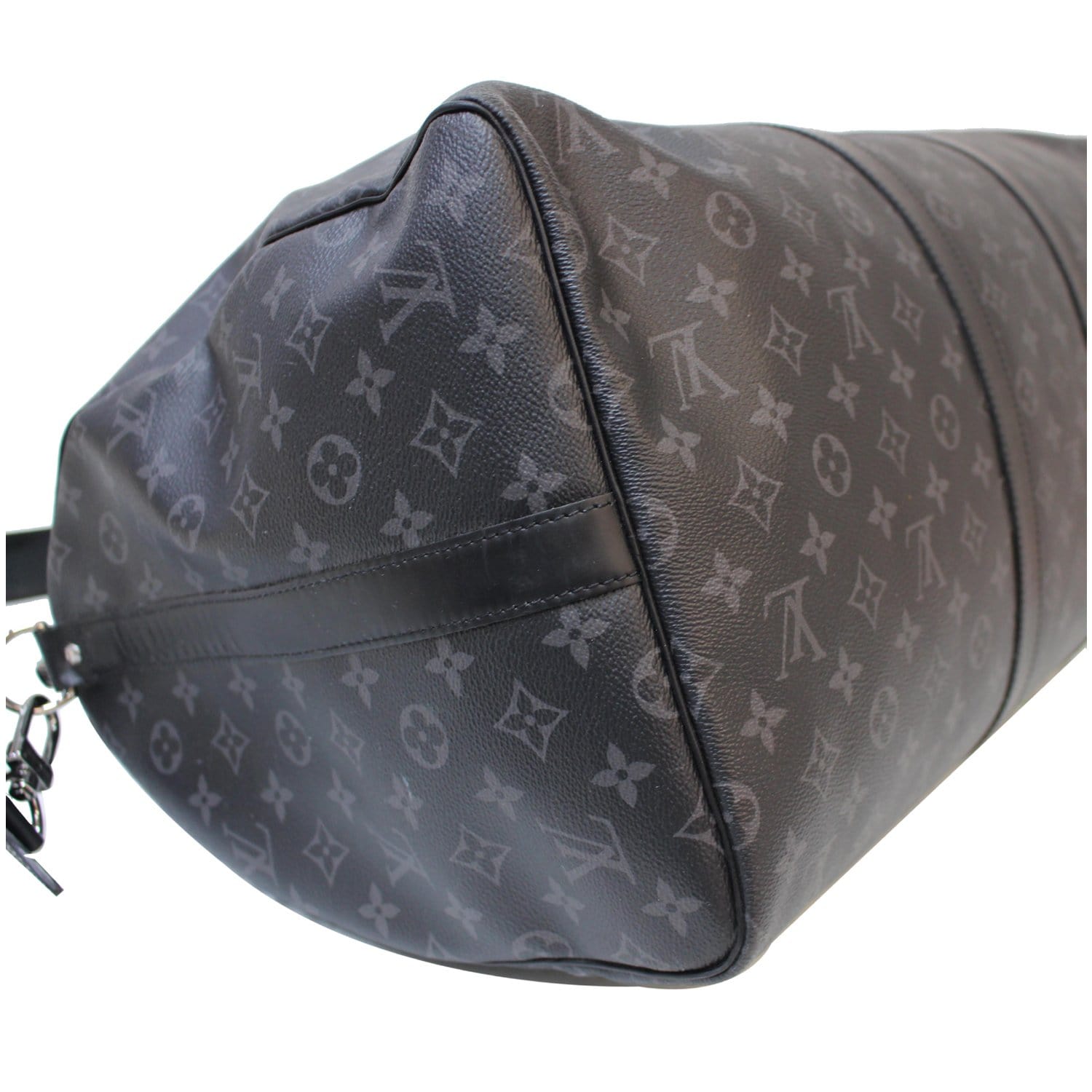 Louis Vuitton Bandouliere Keepall 55 Monogram Eclipse Duffle Bag