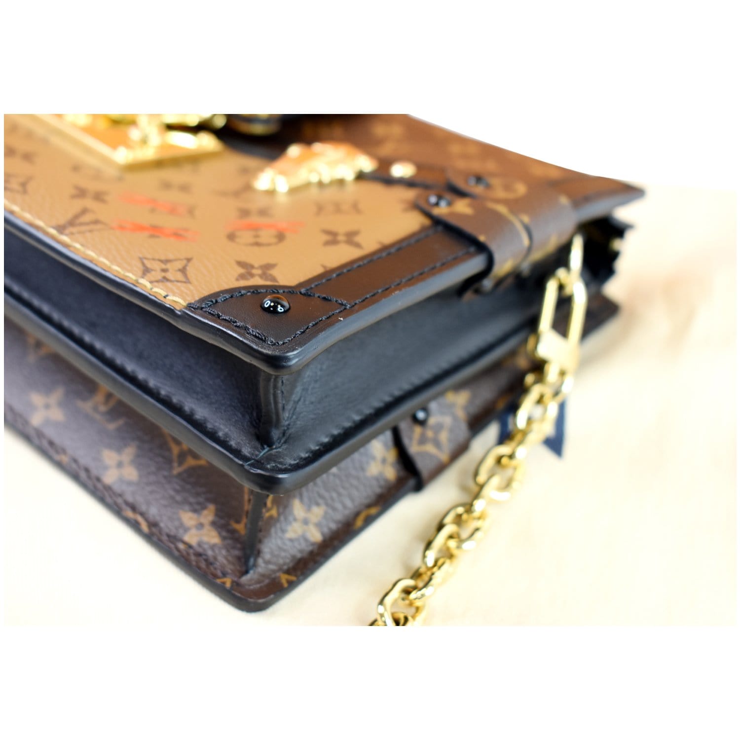 Louis Vuitton Handbag Petite Malle Brown Monogram 46 (J546) - KDB Deals