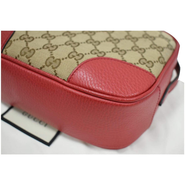 Gucci Bree GG Canvas Leather Crossbody Bag - preowned handbag