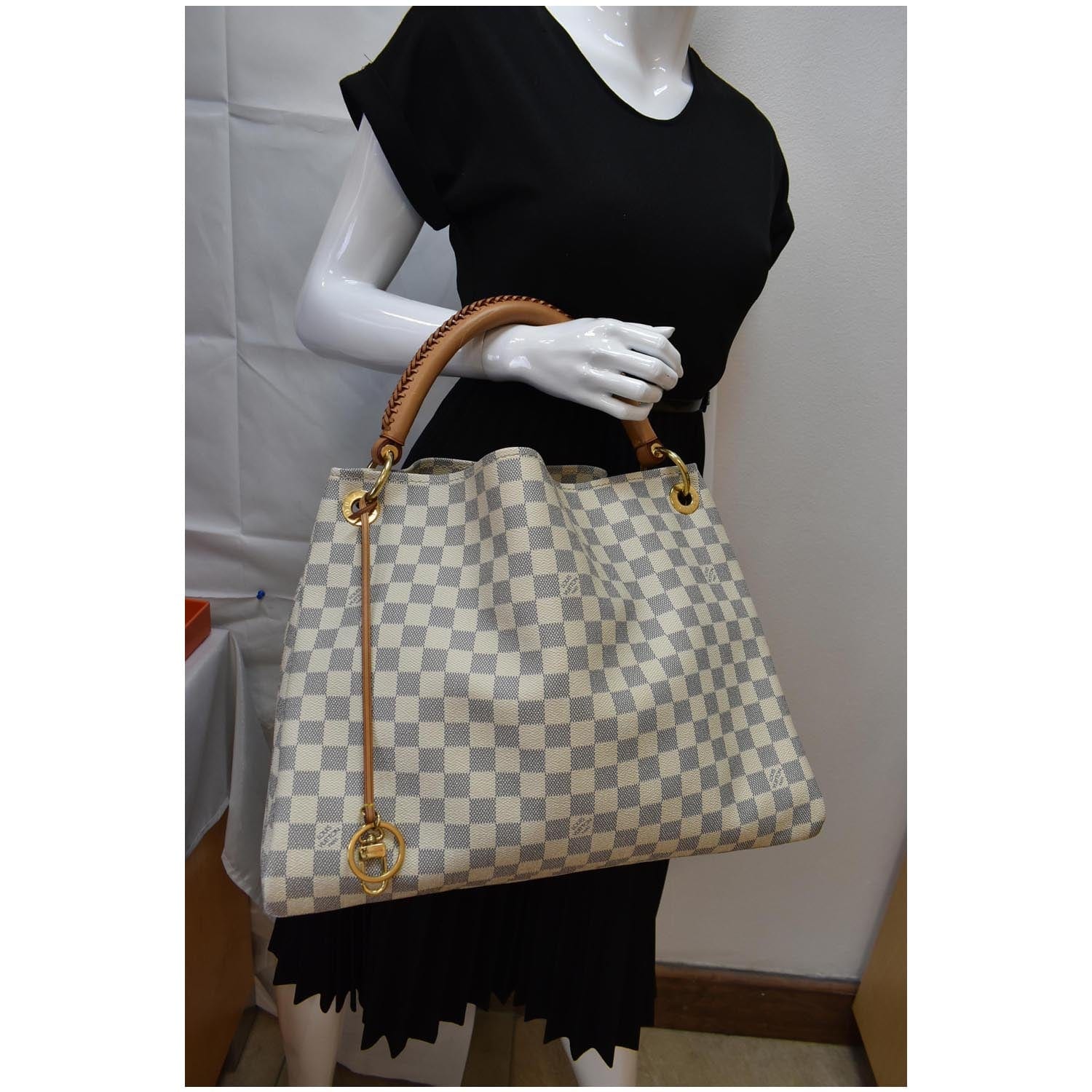 Louis Vuitton Artsy Handbag Damier MM White 2206641