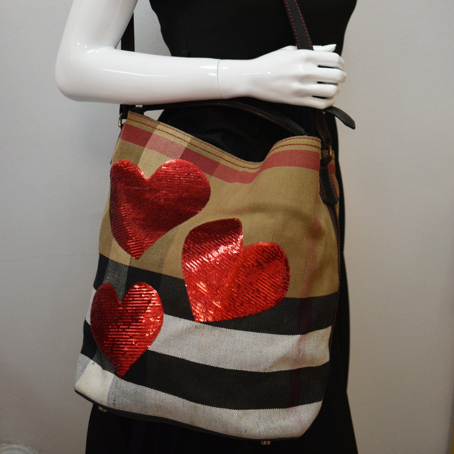 Burberry Heart Shoulder Bags
